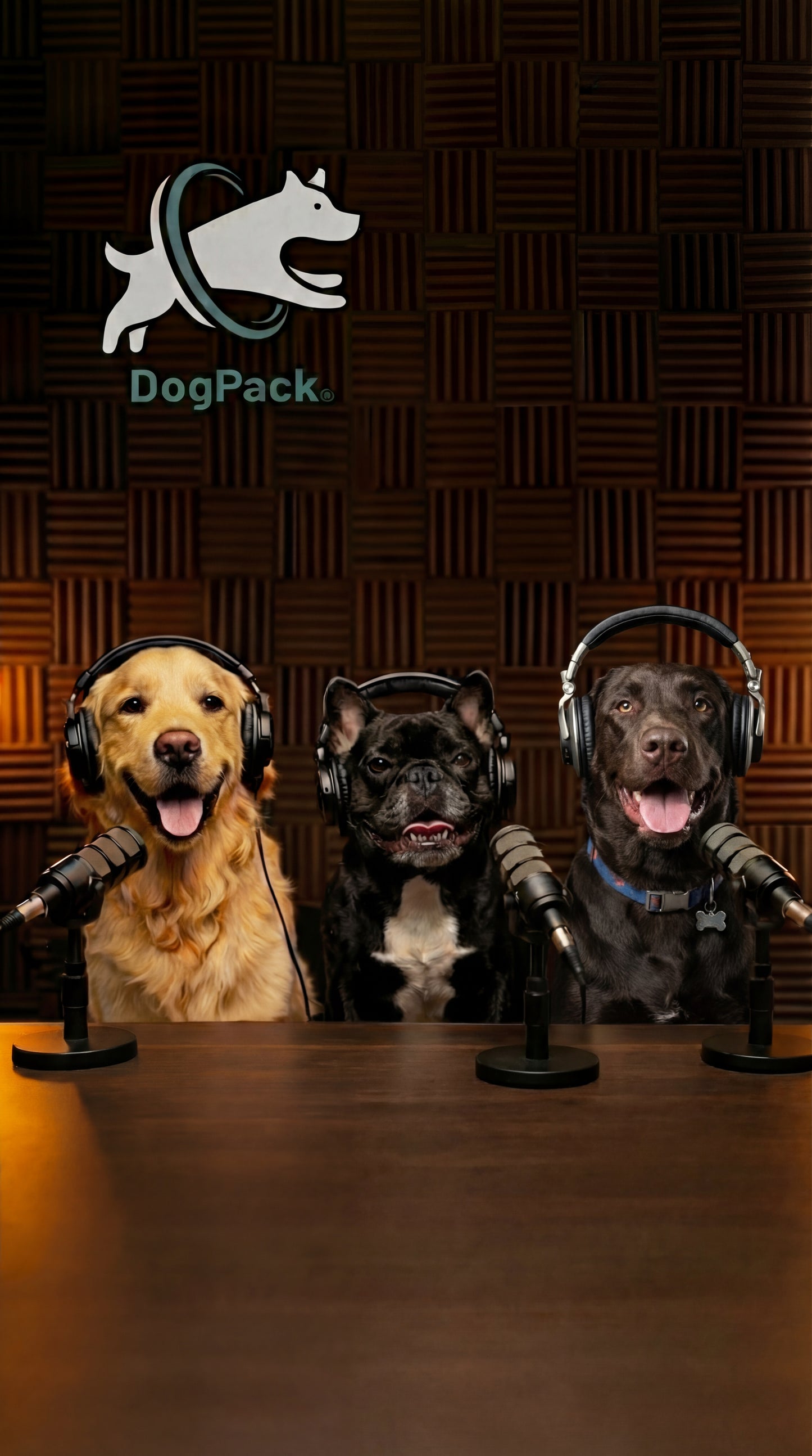 Digital Studio Portrait with Goldie & Frenchie