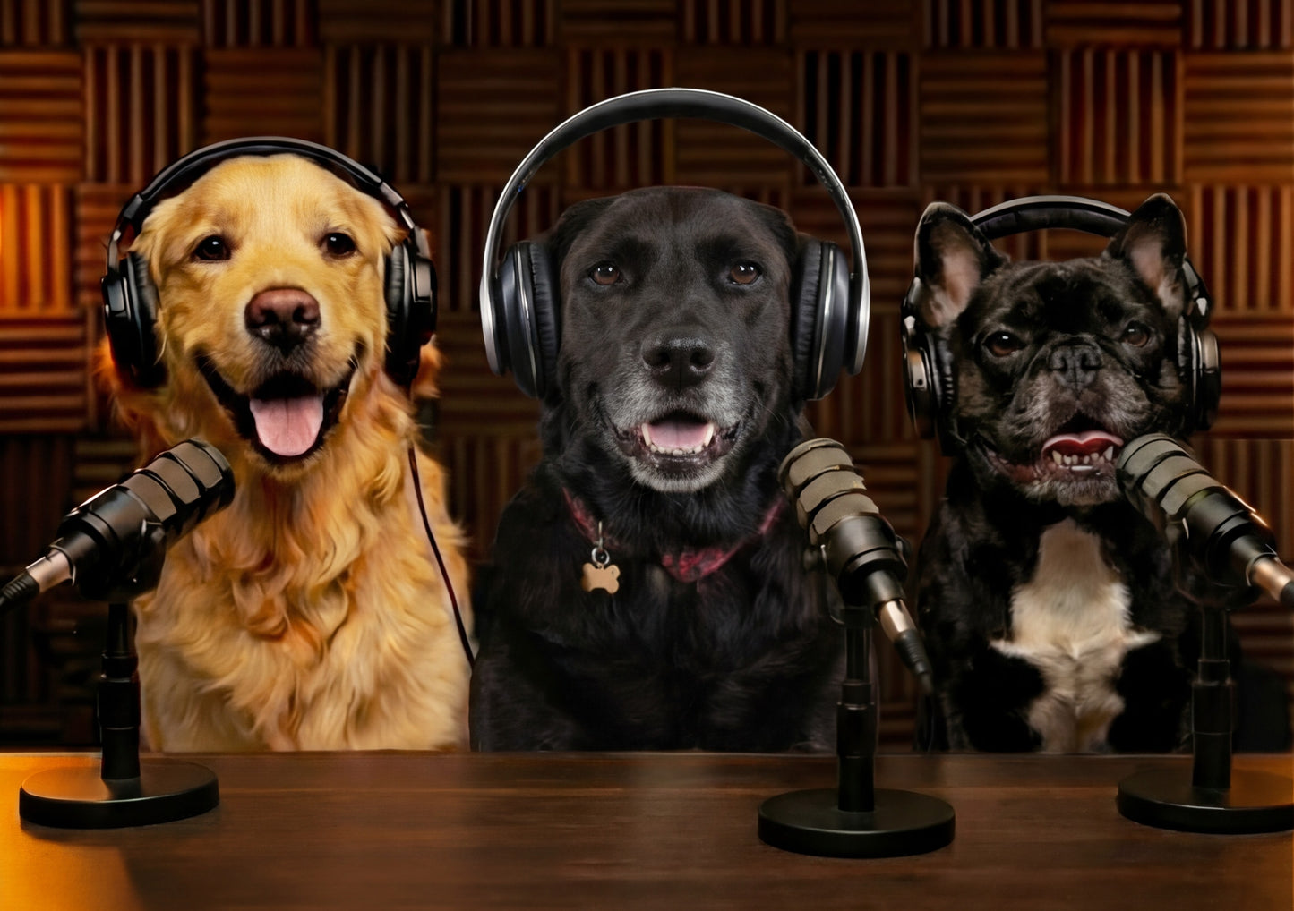 Digital Studio Portrait with Goldie & Frenchie