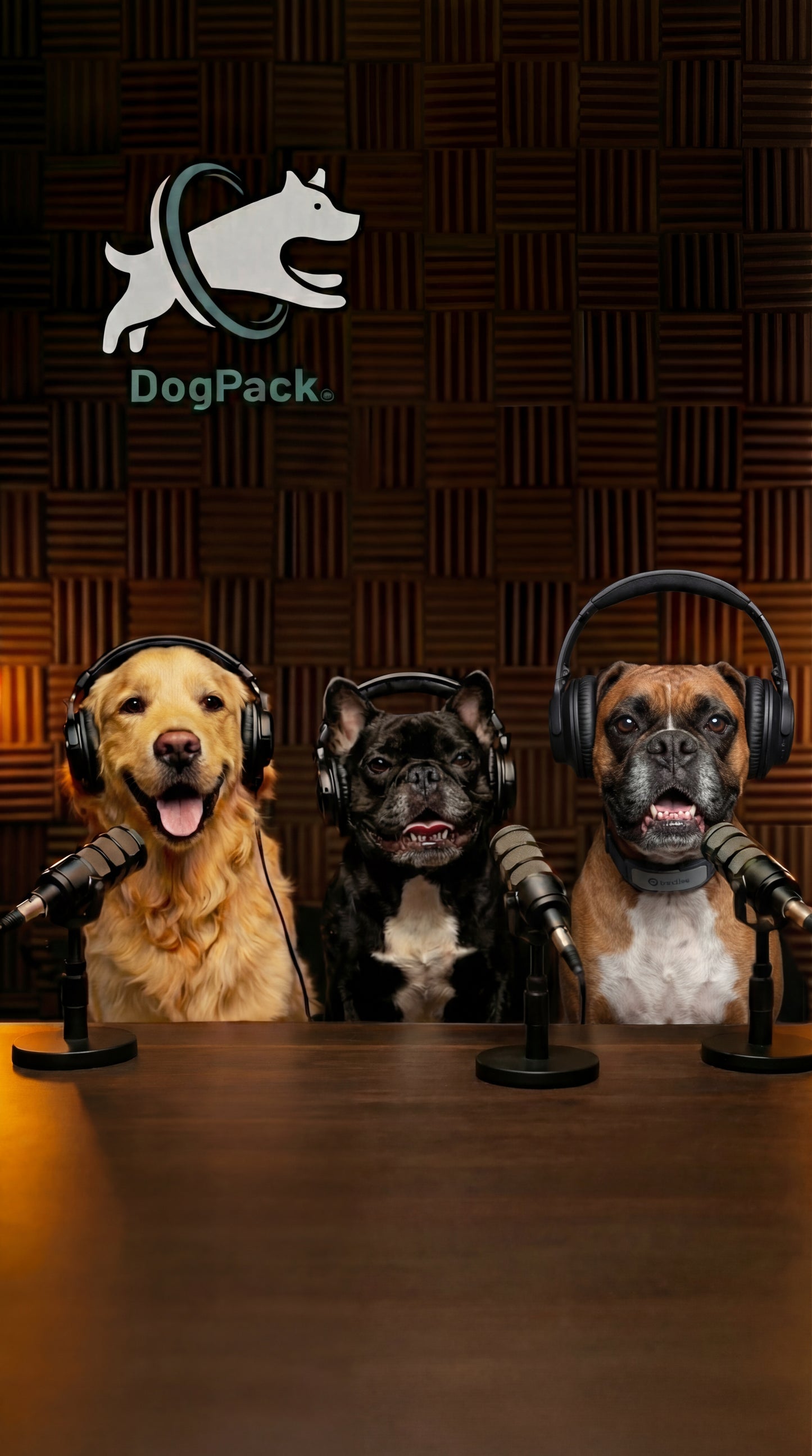 Digital Studio Portrait with Goldie & Frenchie